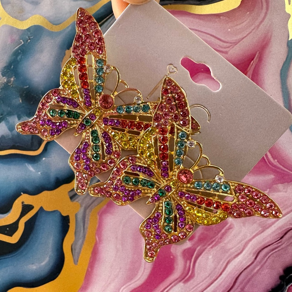 Colorful Butterfly Earrings